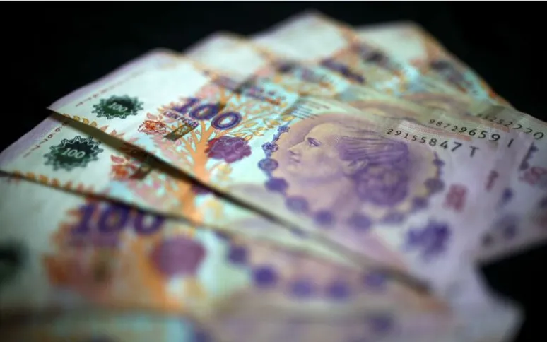 Đồng Peso của Argentina. Ảnh: Reuters