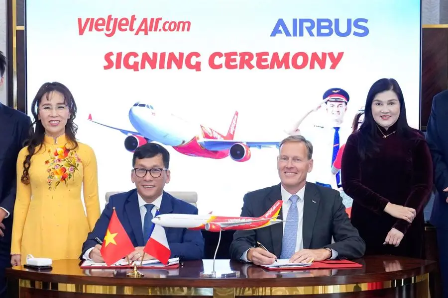 Vietjet đặt mua 20 máy bay A330neo, mở rộng hợp tác hàng không Việt – Pháp
