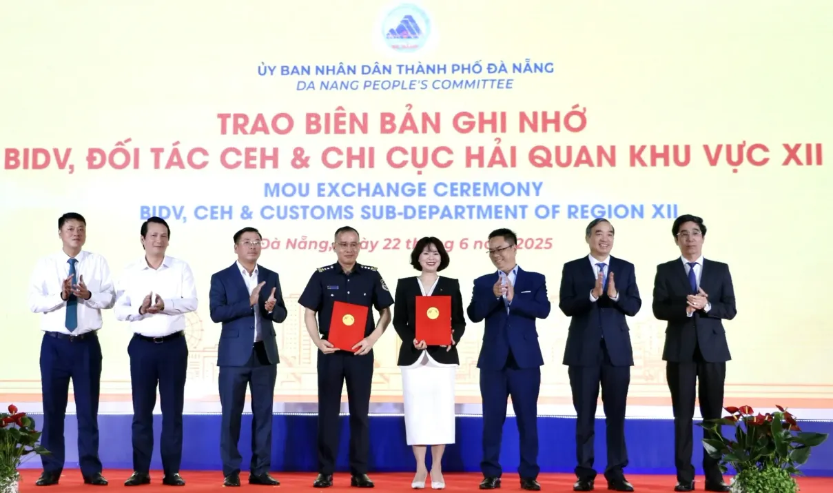 BIDV tiên phong tài chính công nghệ Khu thương mại tự do Đà Nẵng