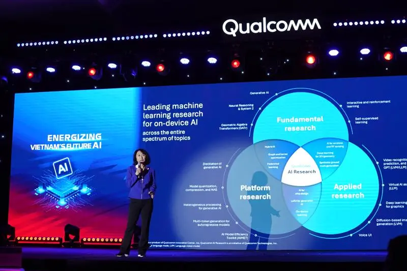 Qualcomm ra mắt trung tâm R&D AI tại Việt Nam, bước đột phá công nghệ
