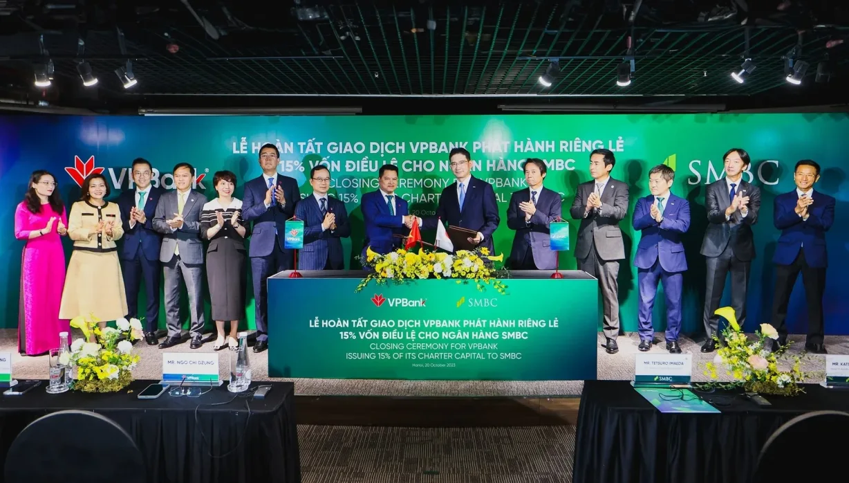 SMFG đầu tư 1,5 tỉ USD vào VPBank, hành trình 18 năm đầu tư tại Việt Nam