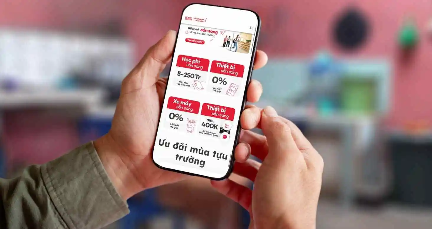 Mùa tựu trường an tâm với giải pháp tài chính từ Home Credit