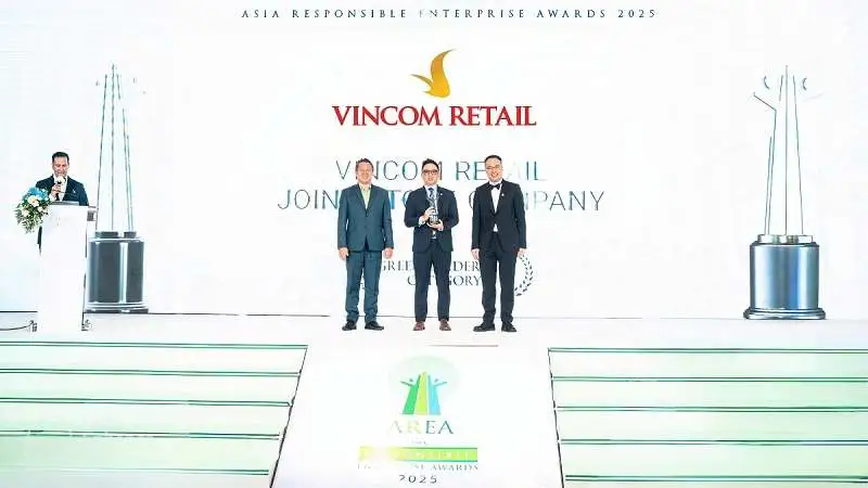 Vincom Retail khẳng định vị thế dẫn đầu với cú đúp giải thưởng lớn năm 2025