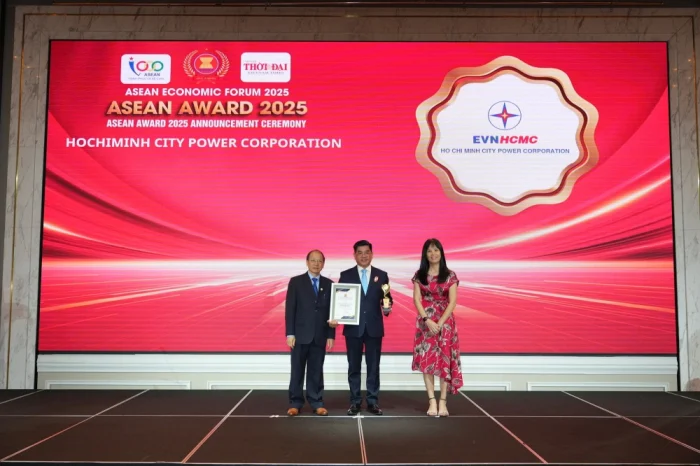 EVNHCM đạt giải kép Asean Award