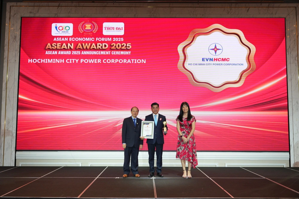 EVN TP.HCM đoạt kép giải ASEAN Award 2025