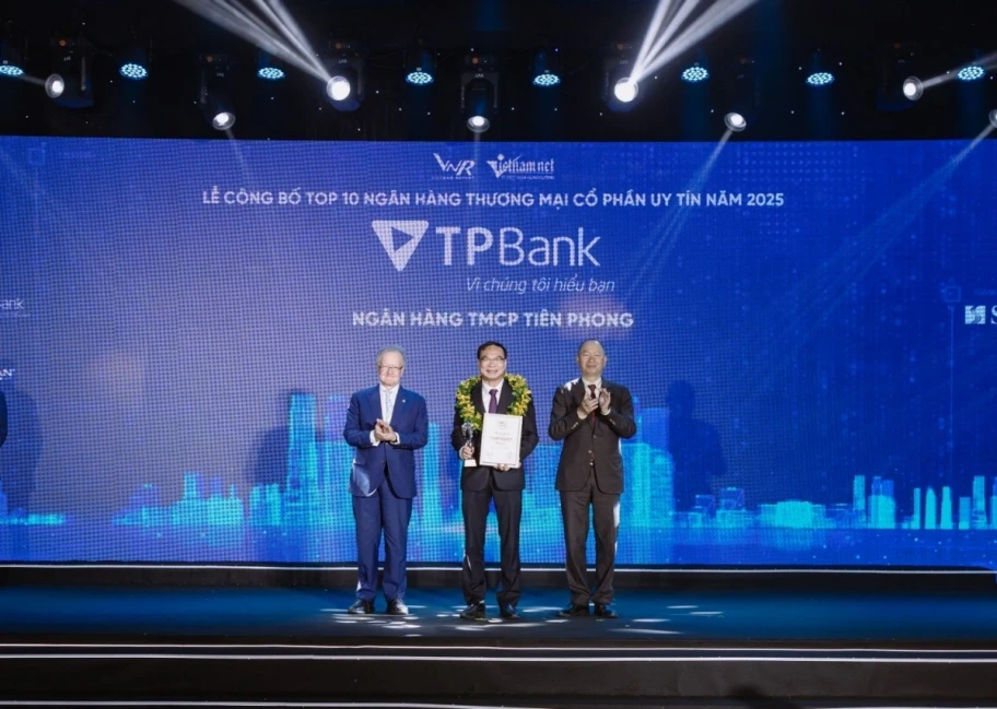 TPBank lãi 4.100 tỉ đồng, vào Top 10 ngân hàng tư nhân uy tín