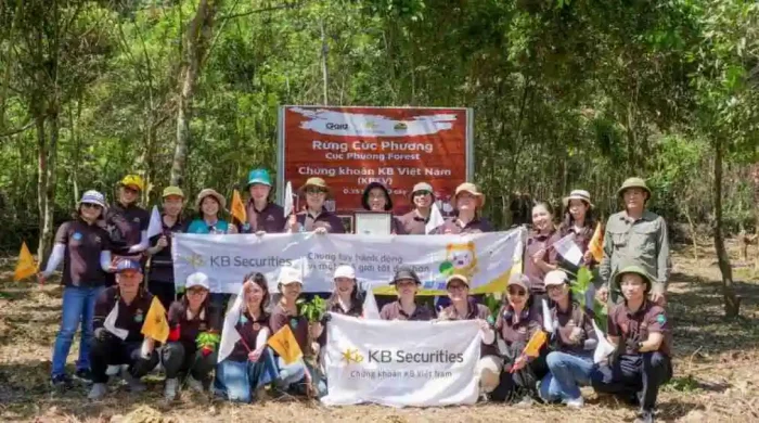 KBSV trồng 2.500 cây xanh thúc đẩy chiến lược ESG năm 2025