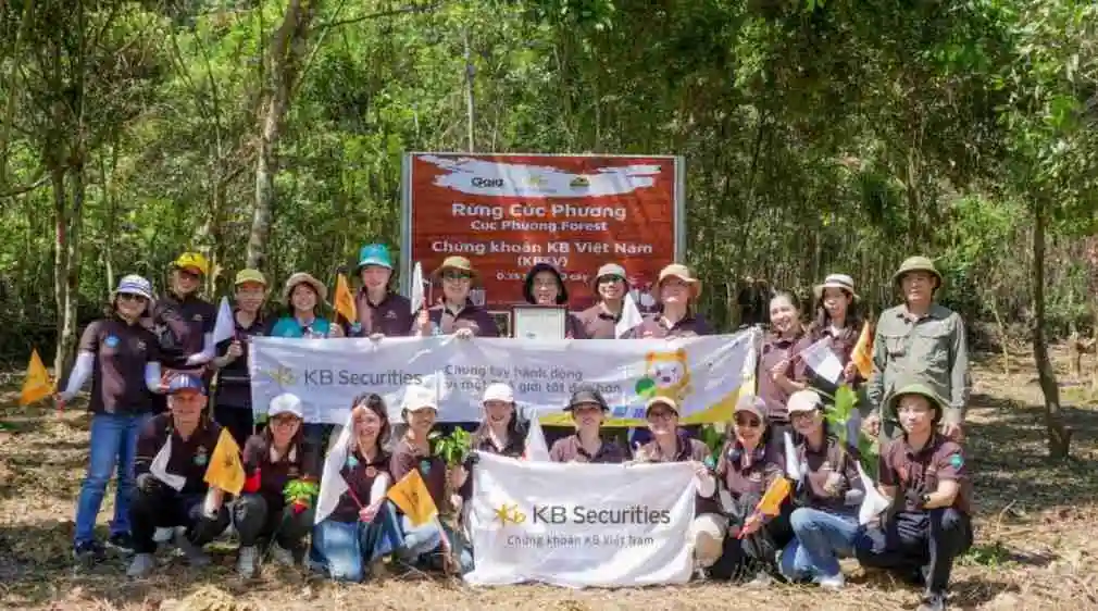 KBSV trồng 2.500 cây xanh thúc đẩy chiến lược ESG năm 2025