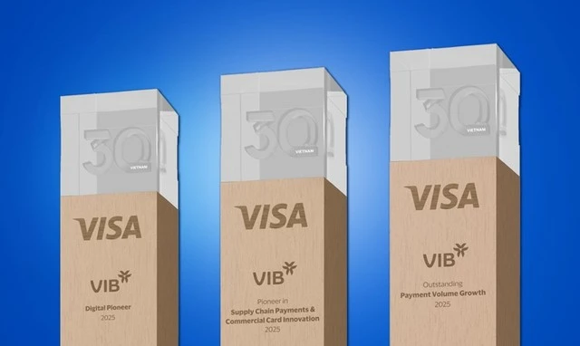 VIB nhận 3 giải thưởng từ Visa - Tài chính 247