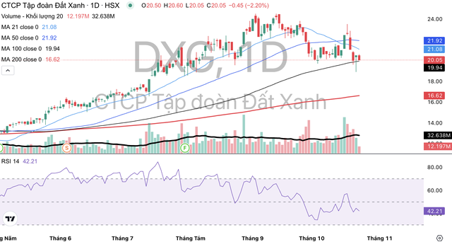 Cổ phiếu DXG - Tài chính 247