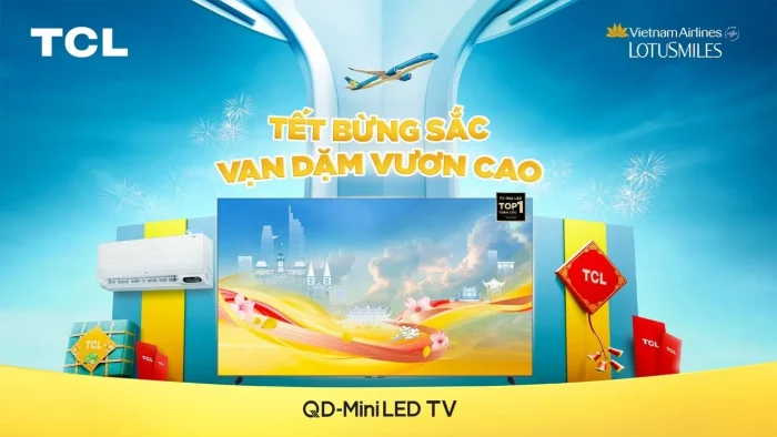 TCL công bố hợp tác với Vietnam Airlines tưng bừng đón Tết 2026