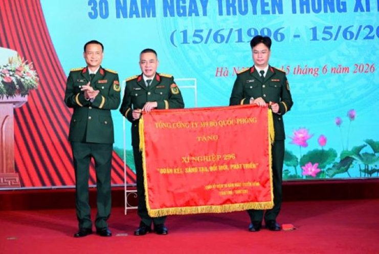 Xí nghiệp 296 long trọng tổ chức Lễ kỷ niệm 30 năm Ngày truyền thống (15/6/1996 – 15/6/2026)